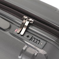 Ensemble de 3 valises à roulettes en PP pour voyage, bagages de transport en gros