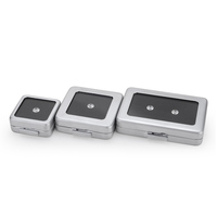 Boîte de présentation en gros pour pierres précieuses Meta Diamond avec insert en éponge, conteneur de rangement pour bijoux et pierres