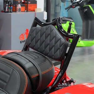 Respaldo El Rey de Aluminio FXT de 1.25 Pulgadas para Motocicleta <span class=keywords><strong>HD</strong></span> Touring 121CVO/117 Road <span class=keywords><strong>Glide</strong></span> Street <span class=keywords><strong>Glide</strong></span> Classic Passenger - Product Image 6