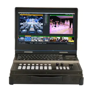 جهاز محمول متعدد التنسيقات لمشغل الفيديو الرقمي Vmix على يوتيوب جهاز تحويل البث المباشر جهاز إرسال الراديو والتلفاز للأماكن الخارجية