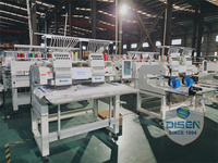 Precio modelo antiguo usado de segunda mano Multi Plu máquina de bordado computarizada Ordenador de 2 cabezales con opción de tapa para bolsos en China