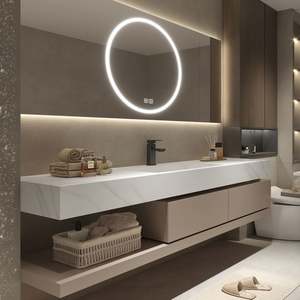 Mueble de Baño YALIG de Alta Calidad con Lavabo y Espejo, Diseño de Pared - Product Image 5