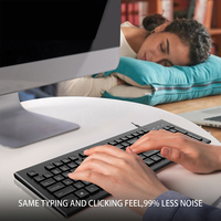 Personnalisé arabe allemagne espagnol disposition Teclados clavier ergonomique goutte d'eau Keycaps optique ordinateur filaire clavier de bureau