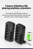 Amplifier gitar elektrik, amplifier telinga gitar elektrik dengan simulasi Delay reverb vibrato speaker timbre