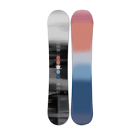 Snowboard tout-terrain multifonctionnel pour l'hiver, matériau importé d'Europe, camber positif, noyau en peuplier assemblé, 140-148 cm