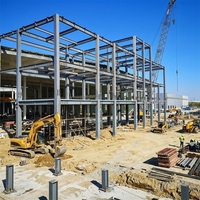 Entrepôt préfabriqué en structure acier YUHUI, solutions personnalisées pour la construction d'ateliers et d'usines, design moderne, garantie de plus de 5 ans