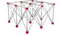 Plateforme multifonctionnelle TOPVEI WS-02 Spider Legs à 6 pieds en alliage d'aluminium pour travaux sur Dekton, bois, verre et carrelage