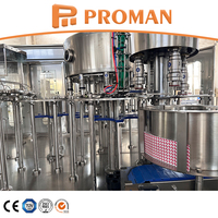Machine de remplissage d'eau en bouteille PET 3-10L, équipement de remplissage monobloc 3 en 1