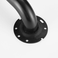 Barre de maintien de douche personnalisée avec revêtement en poudre, support de salle de bain 32 mm, capacité 500 LBS