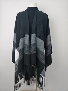<strong>Traditional</strong> Polyester <strong>Scarf</strong> <strong>Shawl</strong> Women's Jacquard Cashmere <strong>Shawl</strong> Warm Jacquard Floral Design Autumn Polyester Winter Wrap Logo - Product Image 4
