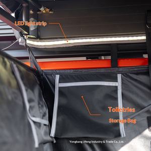 Houmu Alüminyum Tavan Tipi SUV Dört Mevsim Oxford Çadır, Düz Destekli Tip Hızlı Otomatik Açılır ve Duş Kullanımlı Özelliklere Sahip - Product Image 3