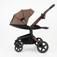 Poussette bébé de luxe légère de haute qualité, 3 en 1, pliable, multifonctionnelle, pour bébé