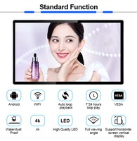 65-дюймовый рекламный LCD-монитор Android 2K 4K, большой цифровой дисплей для рекламы