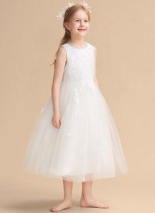 Yoliyolei Kinderen Mouwloze Borduurwerk Prinses Pageant Jurken Kids Prom Baljurk Meisje Kleding Feestjurk - Product Image 5