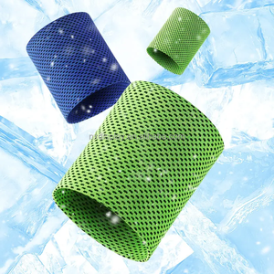 Summer Custom Logo Breathable Gym <strong>Sweat</strong> Wristband Ice Cooling Cycling Climbing Outdoor Sports <strong>Sweat</strong> <strong>Bands</strong> for Wrist - Product Image 4
