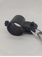 Manchon de barre de musculation avec crochet rotatif, collier de barre de 50 mm pour entraînement de force, exercices de rame et de tirage, accessoire de rame pour barre.