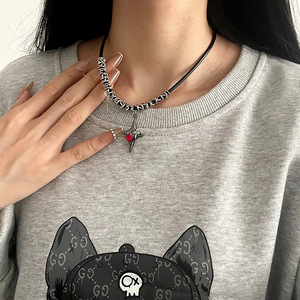 Collana da Donna Personalizzata Stile Hip Hop con Stella e Croce, Accessori di Gioielleria alla Moda - Product Image 2