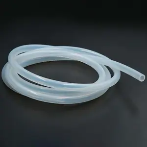 사용자 정의 높은 투명 식품 등급 실리콘 호스 0.5mm 소구경 의료 등급 실리콘 고무 튜브