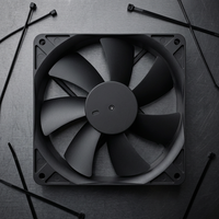 Ventilateur de refroidissement axial sans balais Aidecoolr ADC12025 12V 24V pour serveur, boîtier PC avec dissipateur thermique en plastique, refroidissement efficace du processeur
