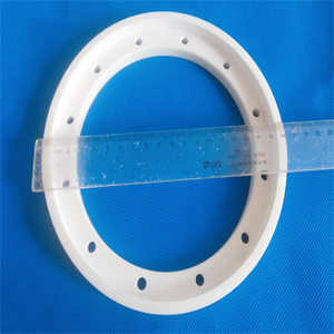 <span class=keywords><strong>Junta</strong></span> de Cerámica de Vidrio Mecanizable por CNC, Anillo de Cerámica Macor Personalizado con Orificio - Product Image 2
