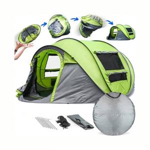 Custom logo Outdoor <b>Waterproof</b> Portable Foldable Automatic Pop up Family Camping <b>Tent</b> - Product Image 6