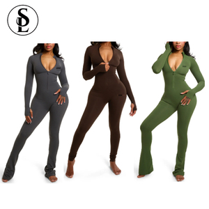 سروال قصير لياقة بدنية من قطعة واحدة Bodycon وصل حديثًا بشعار مخصص بدلة نسائية بطباعة جلد النمر - Product Image 1