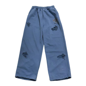 <span class=keywords><strong>Pantaloni</strong></span> Jogger da Uomo e <span class=keywords><strong>Donna</strong></span> Stile Retrò Lavato Strappato con Stampa Logo <span class=keywords><strong>Impermeabili</strong></span> Traspiranti Vestibilità Larga - Product Image 2