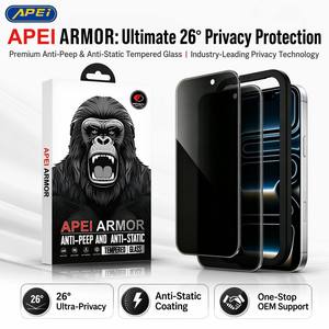 Protection double incassable, installation facile, compatible avec les coques, protection d'écran en verre trempé pour Apple <span class=keywords><strong>iPhone</strong></span> 18 Pro Max - Product Image 2