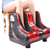 Appareil de massage des pieds et des mollets Shiatsu avec chaleur, pétrissage profond, roulement et compression d'air pour la circulation sanguine