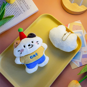 <strong>Kitten</strong> Plush Toy Pencil Case Hanging Decoration Stress Relief Soft Stuffed Animal Doll 10cm PP Cotton Birthday Gift for Kids - Product Image 6