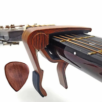 Wholesale Multi-Purpose Capo Professional Guitar Capo Wood for Acoustic Folk Classical Guitars Parts