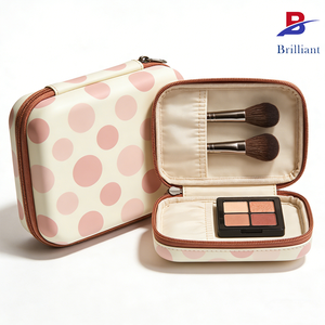 Estuche Rígido de Espuma EVA Personalizado, Estuche de Maquillaje de Viaje para <span class=keywords><strong>Mujer</strong></span>, Bolsa de Aseo de Viaje con Cierre de Cremallera, Organizador de Maquillaje de EVA - Product Image 1