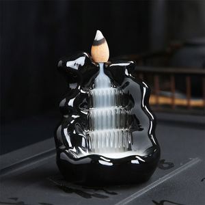 Ceramic Mini Backflow <b>Incense</b>, <b>Burner</b> Stick Holder Waterfall Lotus <b>Incense</b> <b>Burner</b>/ - Product Image 3