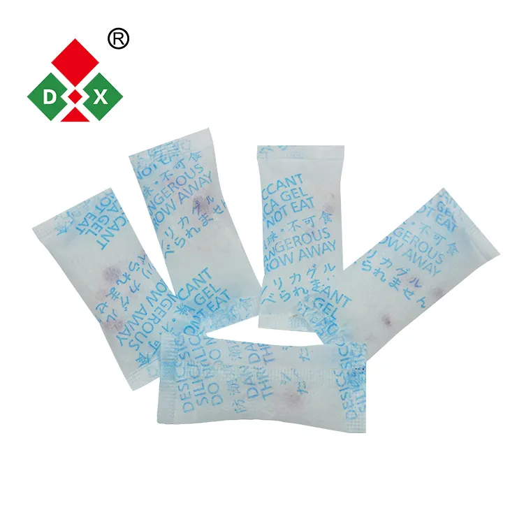 Original Factory 0.5g to 2000g customize indicating Silica Gel Desiccant Sachet with New Material