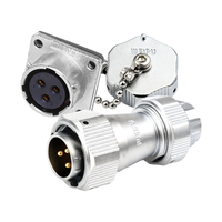 Connecteur industriel de précision Weipu WY24 IP67, fiche filetée 2-19 broches et prise Z, stock d'usine d'origine pour liaison de système de machine-outil