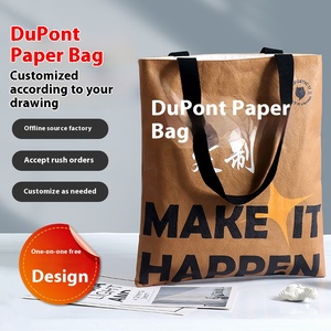 Dupont sinh thái thân thiện có thể giặt Giấy túi xách biểu tượng tùy chỉnh mô hình sinh viên mua sắm túi cho văn hóa quảng cáo sử dụng - Product Image 4