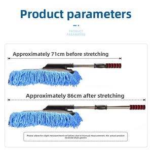 Mopa para Lavado de Autos, Herramienta Mágica para Limpieza de Autos, Cepillo Especial para Autos, Removedor de Polvo, Elimina la Suciedad, Protege la Fibra del Vehículo - Product Image 5