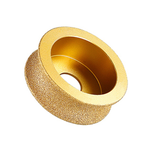 Roue de profilage diamantée brasée pour le marbre, le granit et le béton avec technologie de brasage sous vide, roue de profilage manuelle brasée - Product Image 5