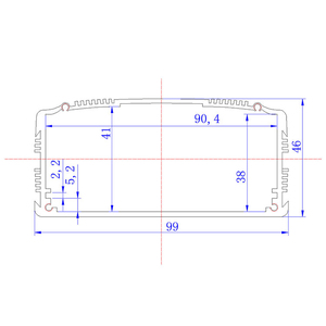 Chế Tạo Nhôm Tản Nhiệt Bao Vây Thiết Kế Tùy Chỉnh Thiết Bị Điện Vỏ Và Adapter Nhà Ở Điều Khiển Thông Minh Hộp - Product Image 5