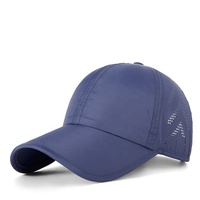 Gorra de Béisbol Deportiva de Alto Rendimiento, Ultraligera, de Secado Rápido, 100% Poliéster, Impermeable, con Perforaciones en Chevron