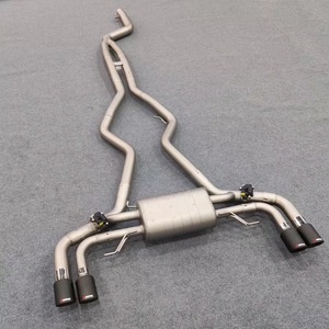 Sistema de Escape Catback de Acero Inoxidable TLS con Acabado Espejo para M340i G20 B58 2018-2023 con Válvula <span class=keywords><strong>RC</strong></span> y Puntas, Sonido Agresivo - Product Image 3