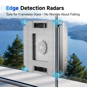 Window Cleaning Robot with 2 <b>Vibrating</b> Bionic Arms, 8-way Water Pump Spray,10KPa,frameless Works,app,voice Prompts - Product Image 3