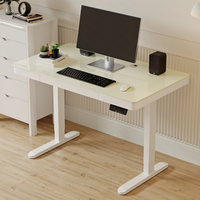 Bureau de travail électrique réglable en hauteur avec double moteur