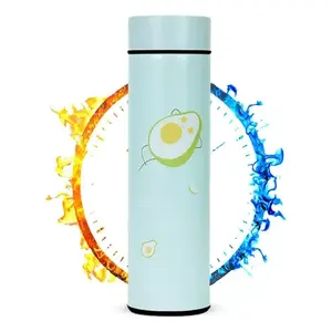 Thermos intelligent en acier inoxydable avec affichage de la température, 500 ml, gourde isotherme pour les voyages et l'extérieur, maintien au chaud et au froid pendant 12 heures - Product Image 4