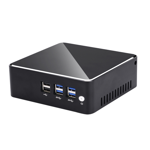 New Fanless Portable Mini PC Core I3/i5/i7 4GB RAM for School/Office/Industrial Use AU/US/EU Plugs