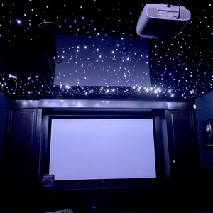 Nouvelle tendance : Film imprimé anti-feu et anti-UV à motif ciel étoilé, facile à installer, film de plafond extensible en fibre optique PVC pour cinéma - Product Image 2