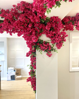 Guirlandes de fleurs de bougainvillier artificielles faites à la main, bougainvilliers artificiels grimpants pour mariage, Saint-Valentin, maison, commerce, centre commercial