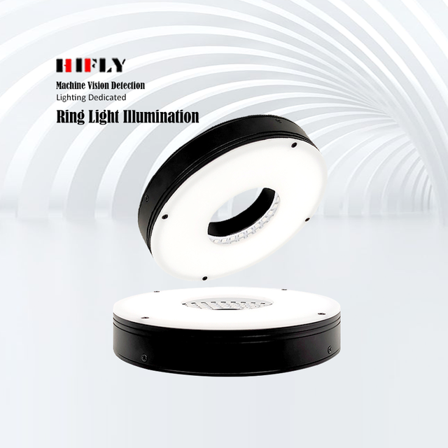 Hifly Diffuse Plate Illumination Inspection Defect 30 Degree Industrial Machine Vision Led Ring Light