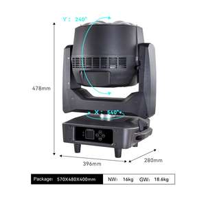 Luz Móvil de Cabeza con Zoom LED RGBW de 7x60W, Efecto Ojo de Abeja, Control DMX, Iluminación de Escenario para DJ, Discoteca, Club Nocturno, KTV, Bar, <span class=keywords><strong>Teatro</strong></span> - Product Image 6