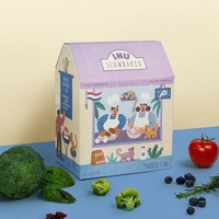 Boîte-cadeau de Noël avec logo personnalisé valise en papier pour enfants boîte-cadeau valises de rangement pour enfants